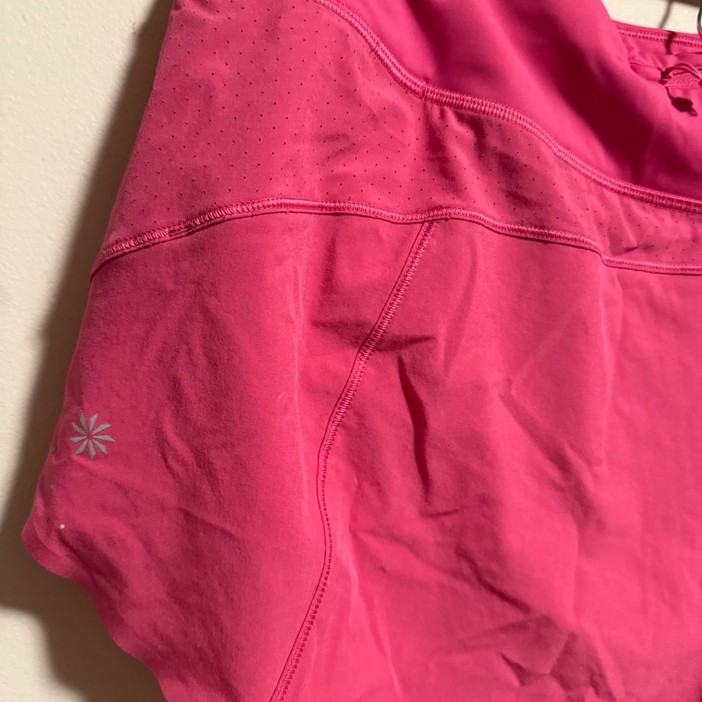 Athleta Run With It 3.5” Short in Salvia Pink- Size XL - Picture 5 of 8